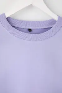 Trendyol Curve Lilac Thin Knitting Plus Size Sweatshirt - Image 6