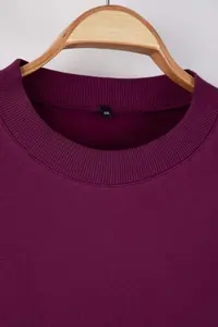 Trendyol Curve Plum Thin Knitting Plus Size Sweatshirt - Image 7