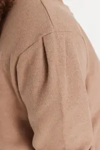 Trendyol Curve Stone Crew Neck Thessaloniki Thin Knitting Plus Size Sweatshirt - Image 2