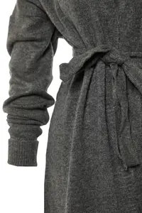 Trendyol Curve Anthracite Oversized/Bol Cut Knitwear Cardigan - Image 9