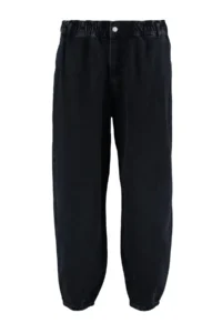 Trendyol Curve Black High Waist Hem Detailed 100% Cotton with pocket Mom Fit plus size jeans - Image 12