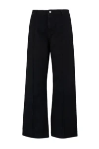 Trendyol Curve Anthracite High Waist ribbed Wide Cut jeans - Image 15