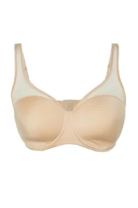Trendyol Curve Nude Fixed Covered underwire Mesh Detailed Shaping Ironable Plus Size Bra - Image 8