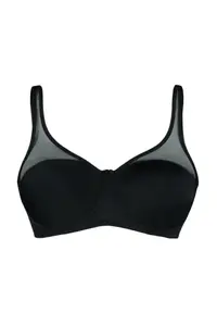 Trendyol Curve Black Hard Covered underwire Mesh Detailed Shaping Ironable Plus Size Bra - Image 6