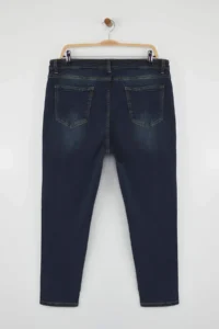 Trendyol Curve Mavi Green High Waist Flexible Plus Size skinny jeans - Image 7