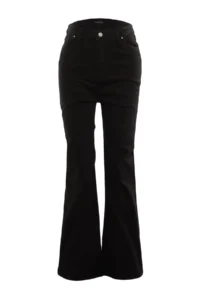 Trendyol Curve Black High Waist Flexible Material flared leg Flare Fit plus size jeans - Image 12