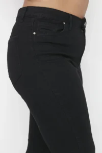 Trendyol Curve Black High Waist Flexible Material flared leg Flare Fit plus size jeans - Image 8