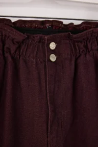 Trendyol Curve Burgundy High Waist Elastic Waist 100% Cotton Plus Size Mom jeans - Image 6
