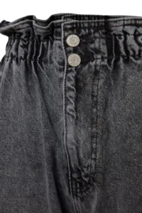 Trendyol Curve Gray High Waist Elastic Waist 100% Cotton Plus Size Mom jeans - Image 17
