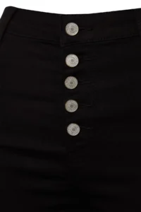 Trendyol Curve Fading Black Front buttoned flared leg High Waist plus size jeans - Image 7