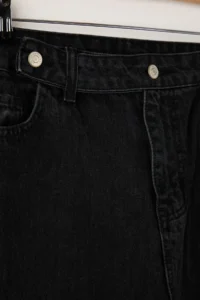 Trendyol Curve Anthracite High Waist Wide Cut plus size jeans - Image 13
