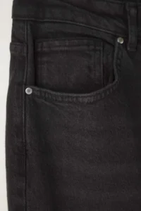Trendyol Curve More Sustainable Black High Waist comfort/Middle Flexible Straight Fit plus size jeans - Image 6