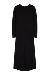 Trendyol Curve Black Ruffle Detailed shift Knitting Plus Size Dress - Image 7