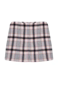 Trendyol Curve Multicolored Women Plaid/Checkered Weaving Plus Size Skirt - Image 7