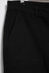 Trendyol Curve Black High Waist Wide Leg 100% Cotton Plus Size Wide Leg jeans - Image 8