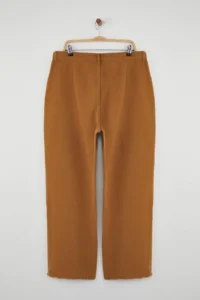 Trendyol Curve Mustard High Waist Wide Leg Plus Size Wide Leg jeans - Image 8