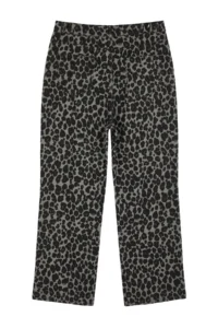 Trendyol Curve Anthracite High Waist Leopard Patterned Straight Fit plus size jeans - Image 7
