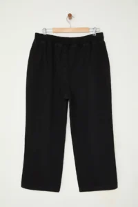 Trendyol Curve Anthracite High Waist Bali Elastic Stone Straight Fit plus size jeans - Image 8