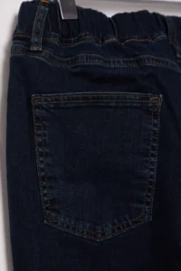 Trendyol Curve Dark Blue Elastic Waist flared leg comfort/Middle Flexible Flare Fit plus size jeans - Image 8