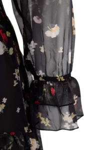 Trendyol Curve Black Barbell Neck Shawl pattern Siphon Weaving Winter Plus Size Dress - Image 6