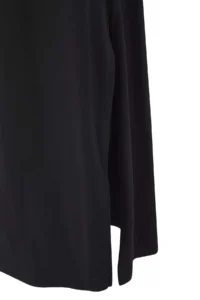 Trendyol Curve Black Node Detailed single jersey Knitting Plus Size Dress - Image 7