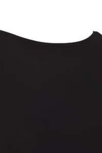 Trendyol Curve Black Short Sleeve bodycone/Fitting Crew Neck Flexible Knitting Maxi Pen Dress - Image 6