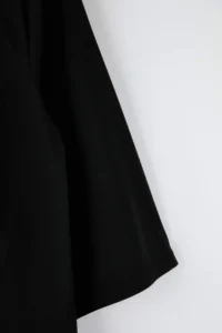Trendyol Curve Black Three Quarter Sleeve Godeli Mini Weaving Plus Size Dress - Image 7