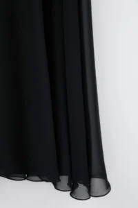 Trendyol Curve Black Siphon Weaving Plus Size Party/Evening Gown/Evening Dress - Image 7