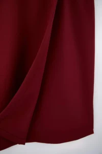 Trendyol Curve Burgundy Sleeveless Weaving Midi Plus Size Dress - Image 8