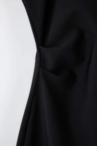 Trendyol Curve Black A Cut Off-Shoulder Neck Midi Plus Size Dress - Image 4