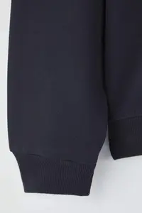 Trendyol Curve Navy Blue Collar Zippered Regular Plus Size Sweatshirt - Image 7