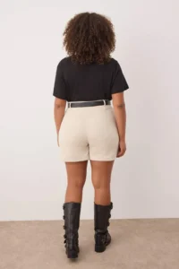 Trendyol Curve Stone Arched Bowl Winter Mini Weaving Shorts Skirt - Image 5