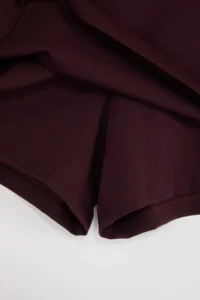 Trendyol Curve Plum Arched Mini Plus Size Weaving Shorts Skirt Shorts & Bermuda - Image 2