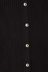 Trendyol Curve Black Crew Neck Jacket Look Knitwear Cardigan - Image 7