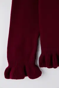Trendyol Curve Burgundy Button & Flywheel Detailed Soft textured Knitwear Cardigan - Image 7