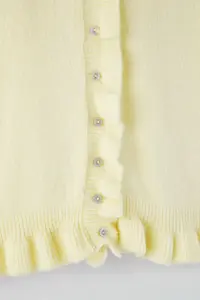 Trendyol Curve Yellow Button & Flywheel Detailed Soft textured Knitwear Cardigan - Image 6