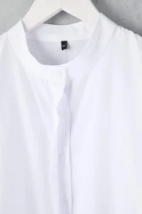 Trendyol Curve White Spanish Arm Regular Weaving Shirt - Image 7