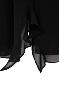 Trendyol Curve Black Mini Siphon Weaving Plus Size Skirt - Image 6