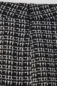 Trendyol Curve Black Tweed Short/Mini Simli Weaving Plus Size Skirt - Image 7
