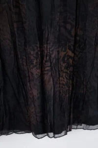 Trendyol Curve Khaki Pilili animals Patterned Midi Weaving Plus Size Skirt - Image 6