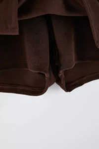Trendyol Curve Brown slit Knitting Plus Size Skirt - Image 6