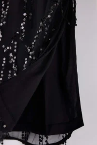 Trendyol Curve Black New year Weaving Plus Size Skirt - Image 3
