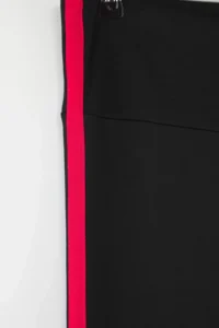 Trendyol Curve Black Side striped Plus Size Knitting Leggings - Image 7
