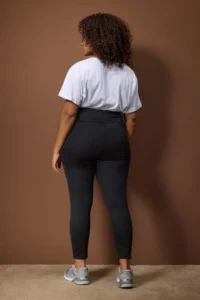 Trendyol Curve Winter Essential/Ski Collection Black Warm Full Size Leggings with Fleece/Plush Inside - Image 5