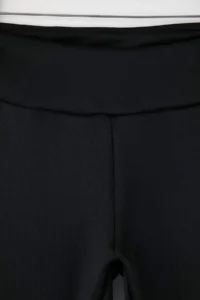 Trendyol Curve Winter Essential/Ski Collection Black Warm Full Size Leggings with Fleece/Plush Inside - Image 7