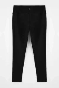 Trendyol Curve Black Soft Brushed Material Reflector Print Detailed Full Size Knitting Sports Leggings - Image 7