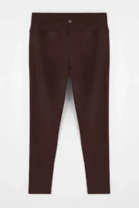 Trendyol Curve Brown Soft Brushed Material Reflector Print Detailed Full Size Knitting Sports Leggings - Image 7
