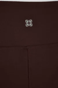 Trendyol Curve Brown Soft Brushed Material Reflector Print Detailed Full Size Knitting Sports Leggings - Image 8