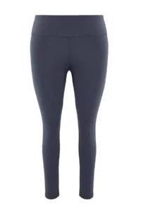 Trendyol Curve Anthracite Soft Brushed Material Reflector Print Detailed Full Size Knitting Sports Leggings - Image 6