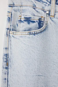 Trendyol Curve Light Blue High Waist Slit Detailed Flare Fit plus size jeans - Image 7